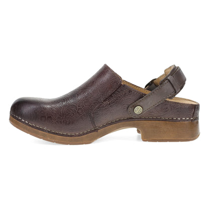 Dansko Millie Chocolate Tooled