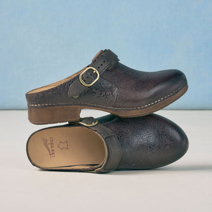 Dansko Millie Chocolate Tooled