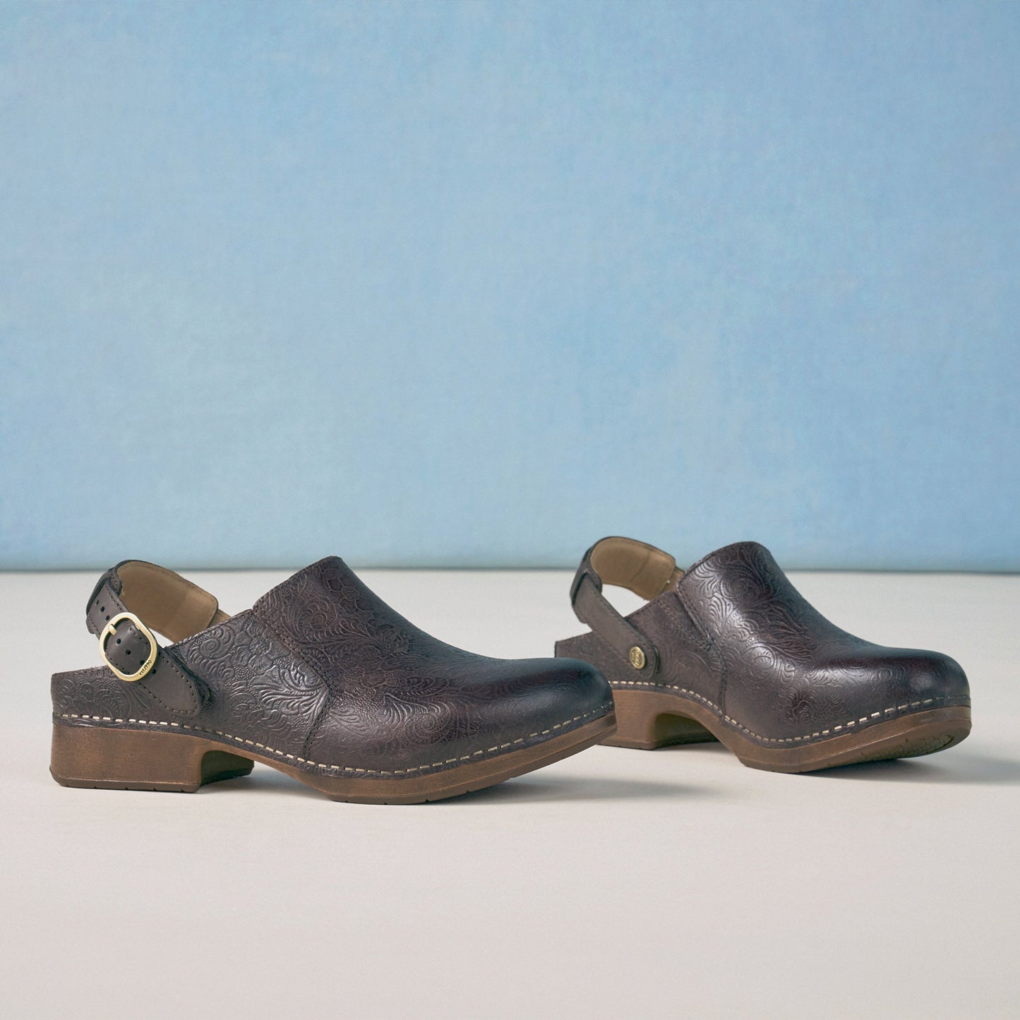 Dansko Millie Chocolate Tooled