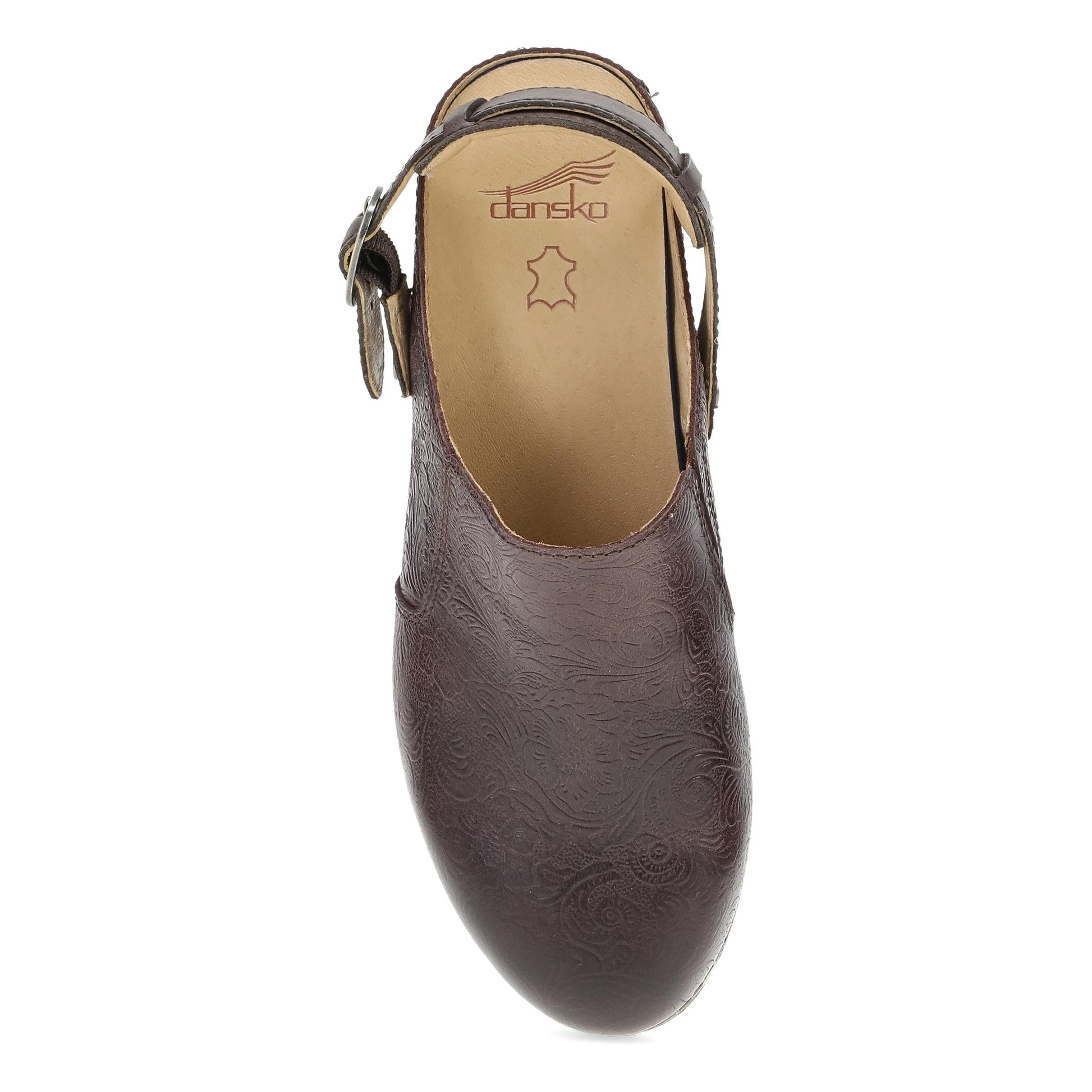 Dansko Millie Chocolate Tooled