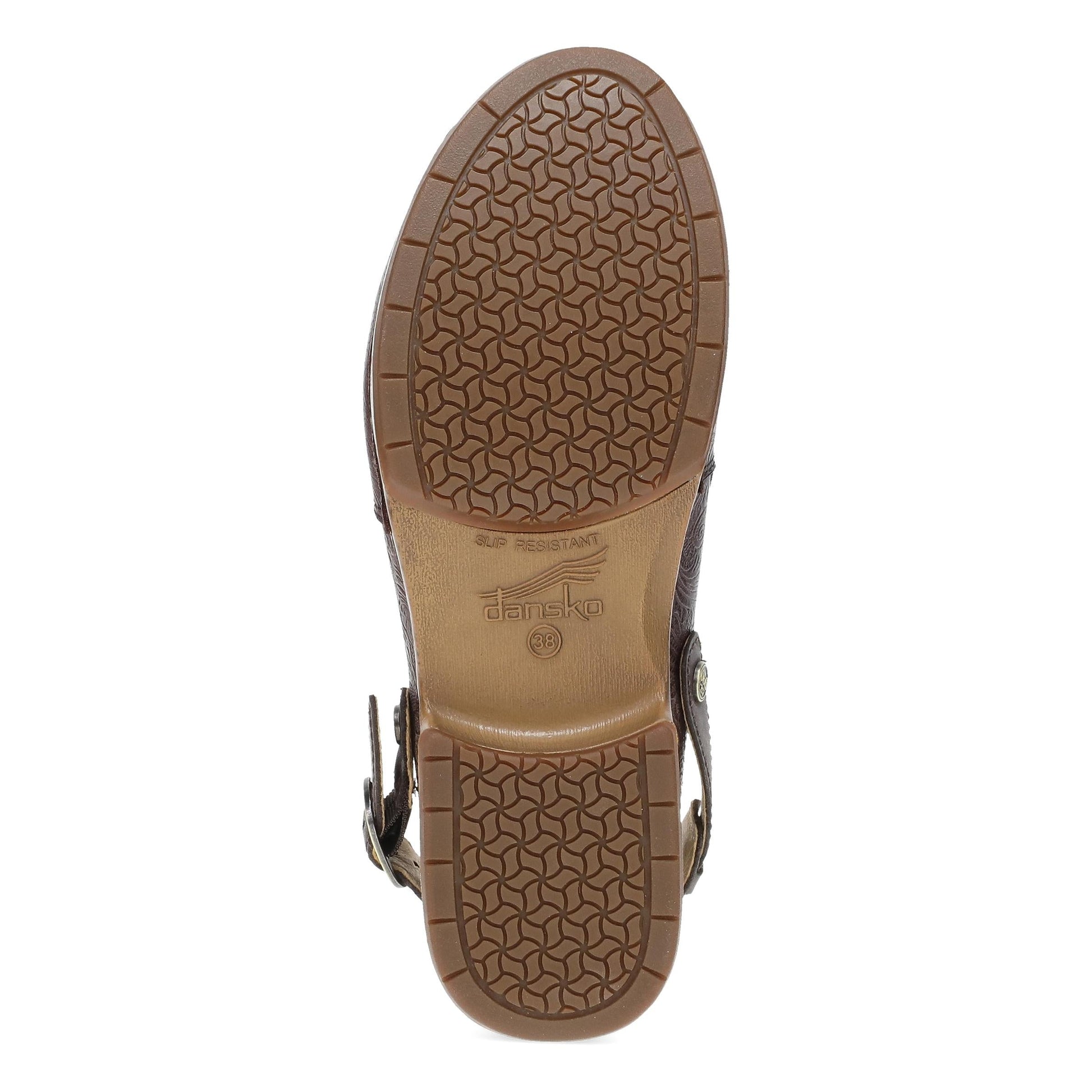 Dansko Millie Chocolate Tooled