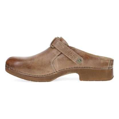 Dansko Millie Tan Waxy Brush Off