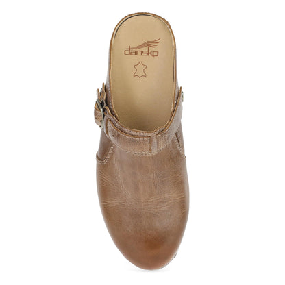 Dansko Millie Tan Waxy Brush Off