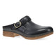 Black Waxy Milled Mule
