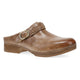 Tan Waxy Brush Off Mule