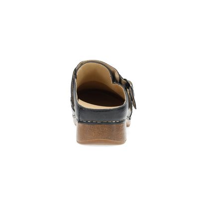 Dansko Millie Black Waxy Milled