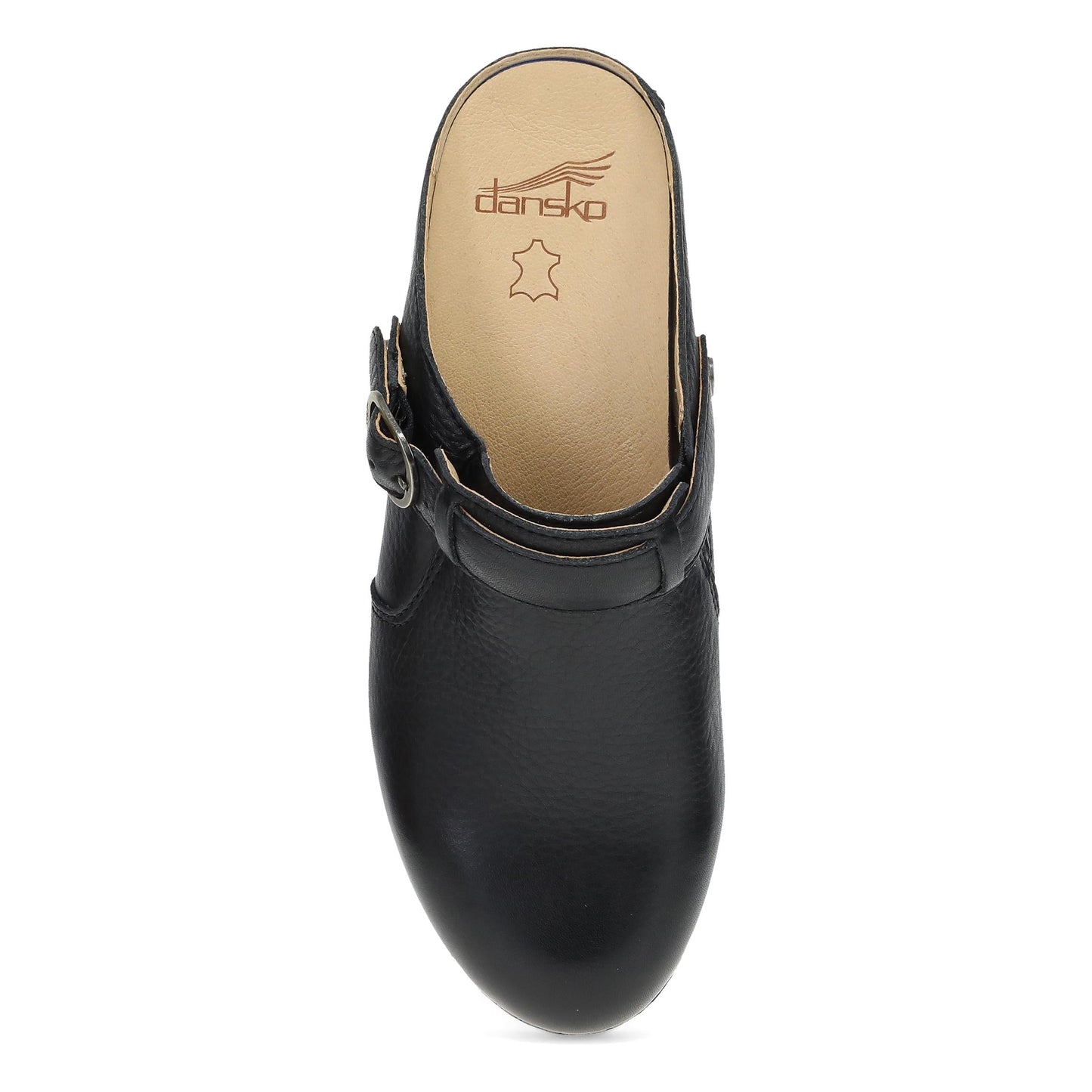Dansko Millie Black Waxy Milled