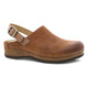 Tan Burnished Suede Mule