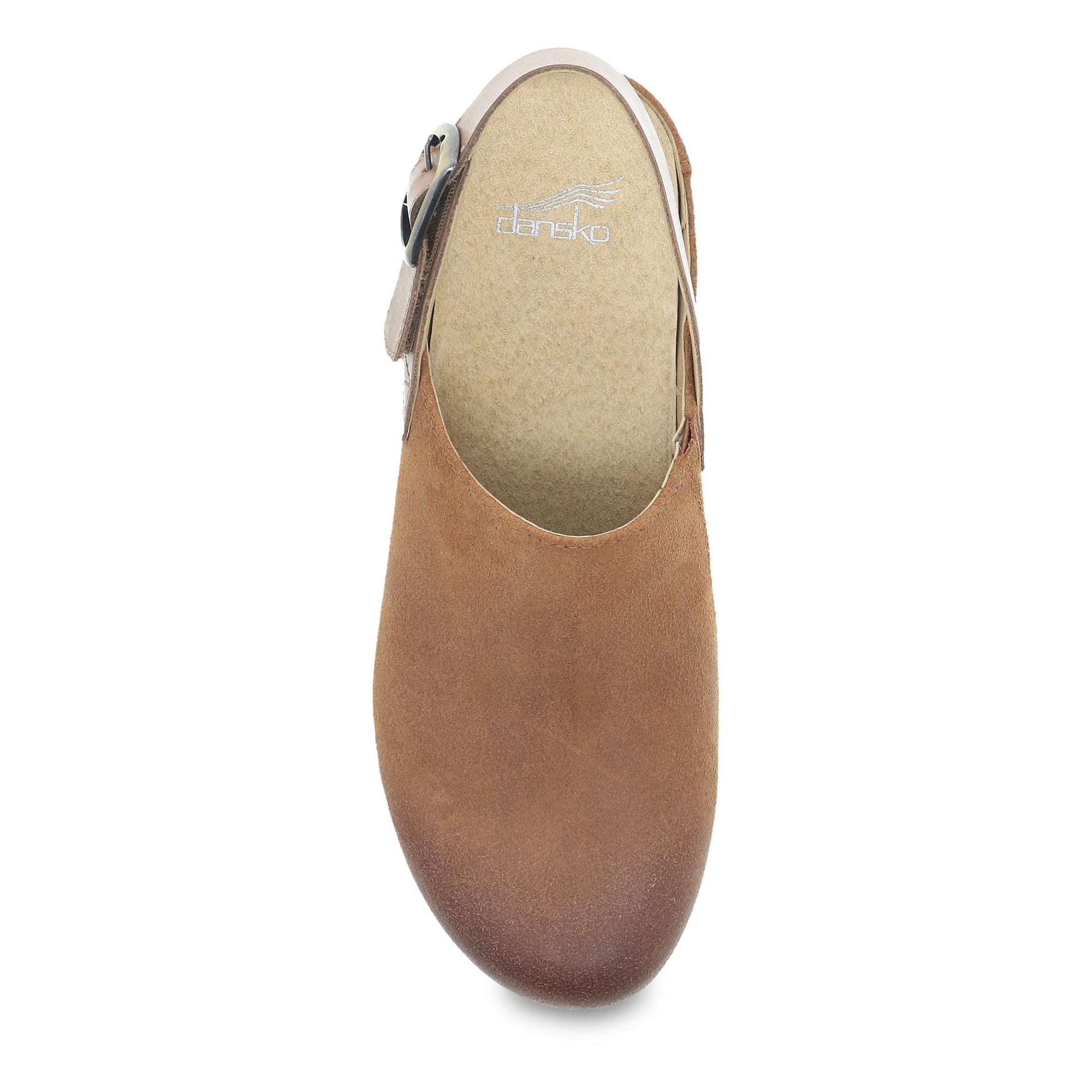 Dansko Merrin Tan Burnished Suede