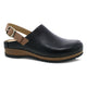 Black Waxy Milled Mule
