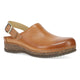 Tan Waxy Milled Mule