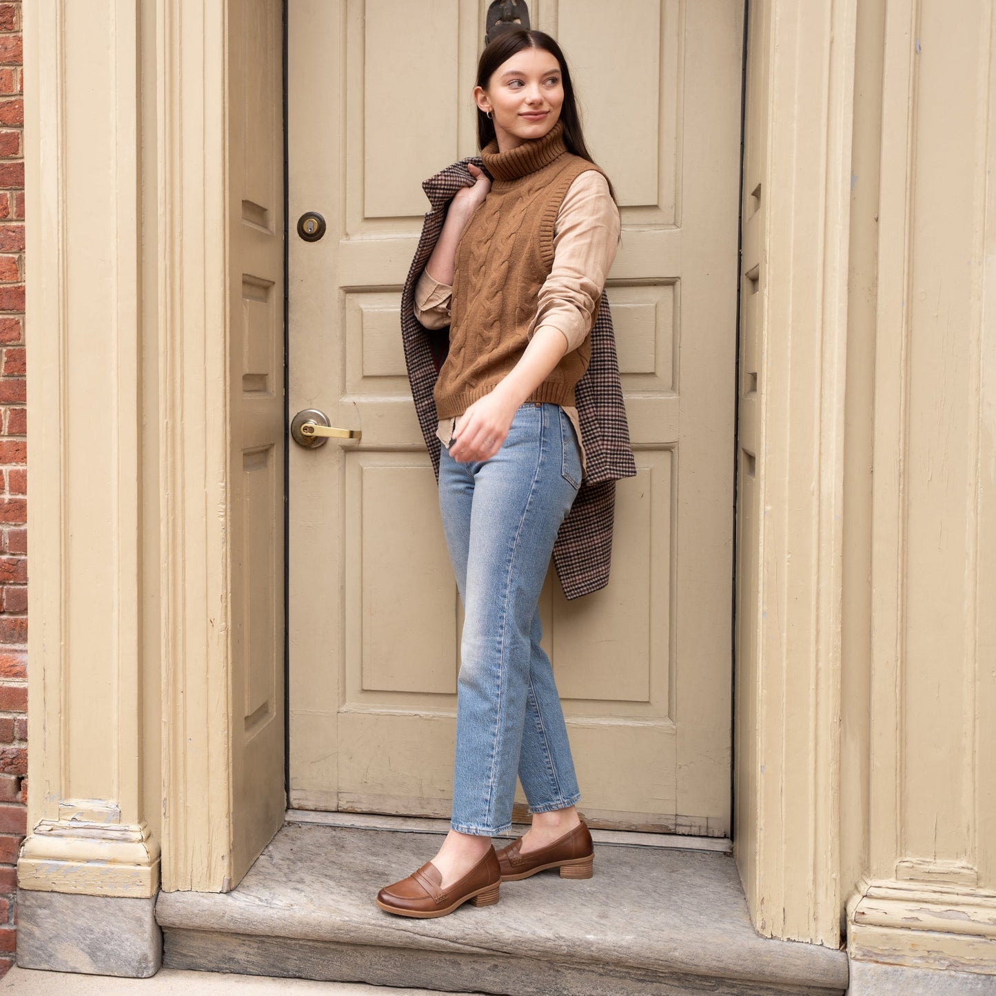 Dansko Danica Tan Waterproof Burnished