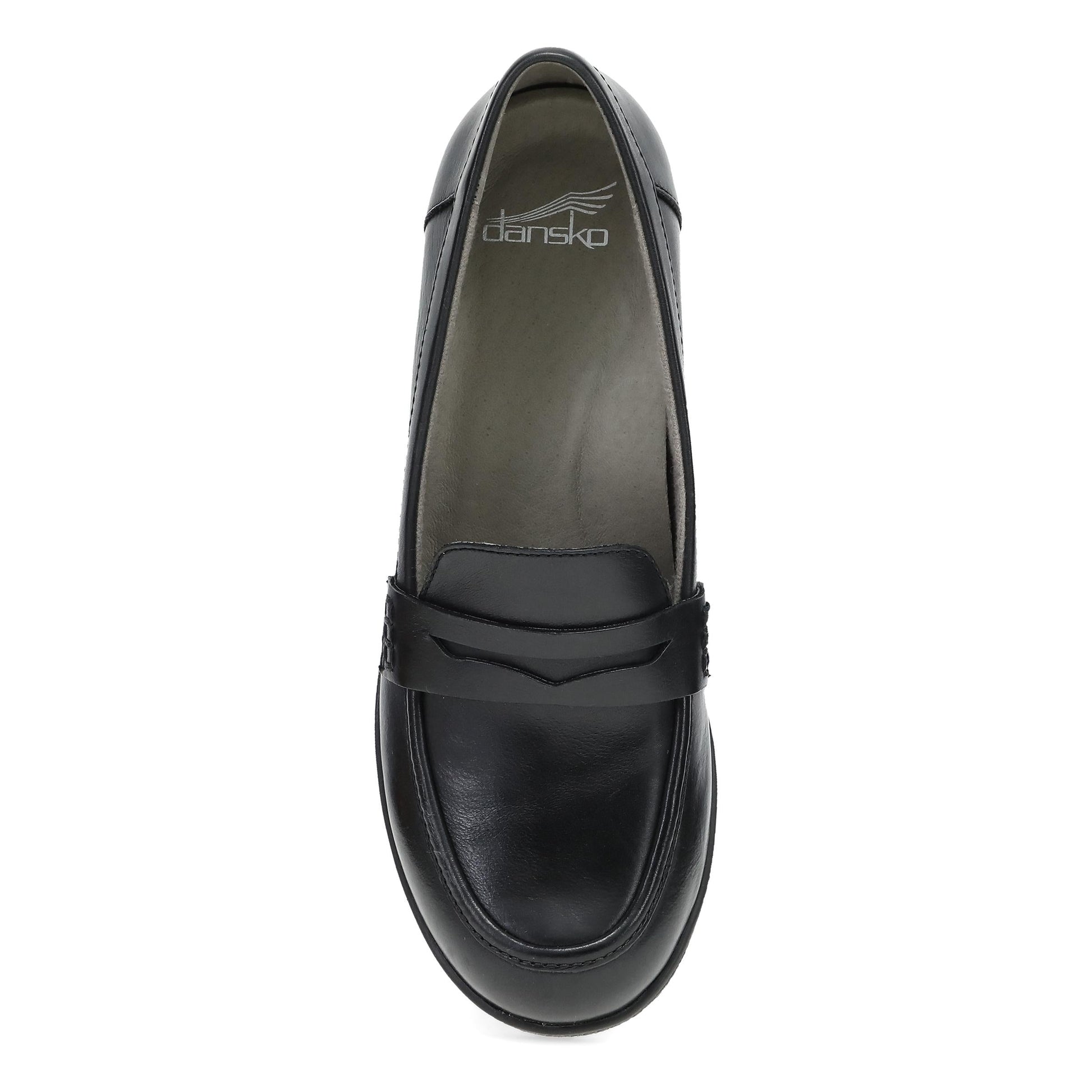 Dansko Danica Black Waterproof Burnished