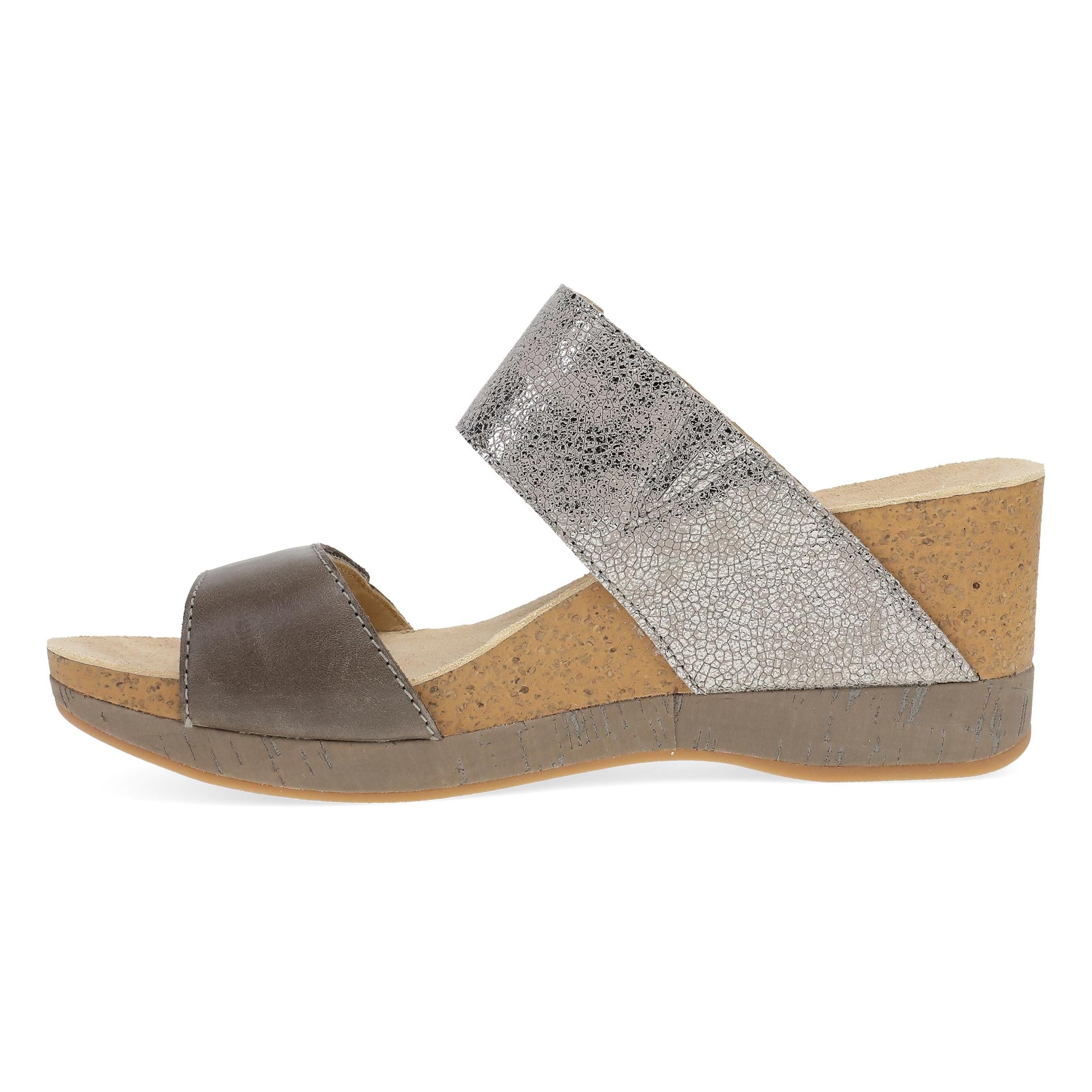 Dansko Shannon Pewter/Taupe Leather