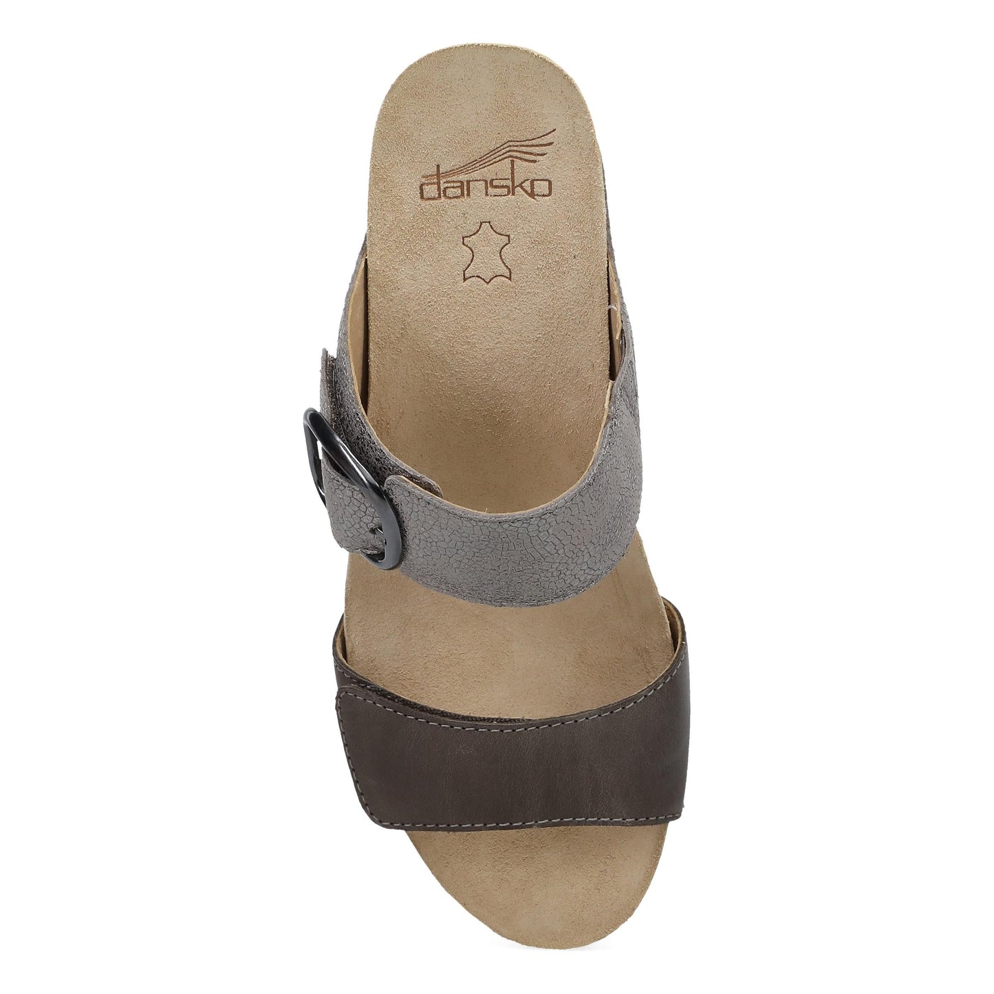 Dansko Shannon Pewter/Taupe Leather