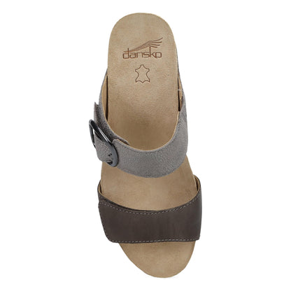 Dansko Shannon Pewter/Taupe Leather