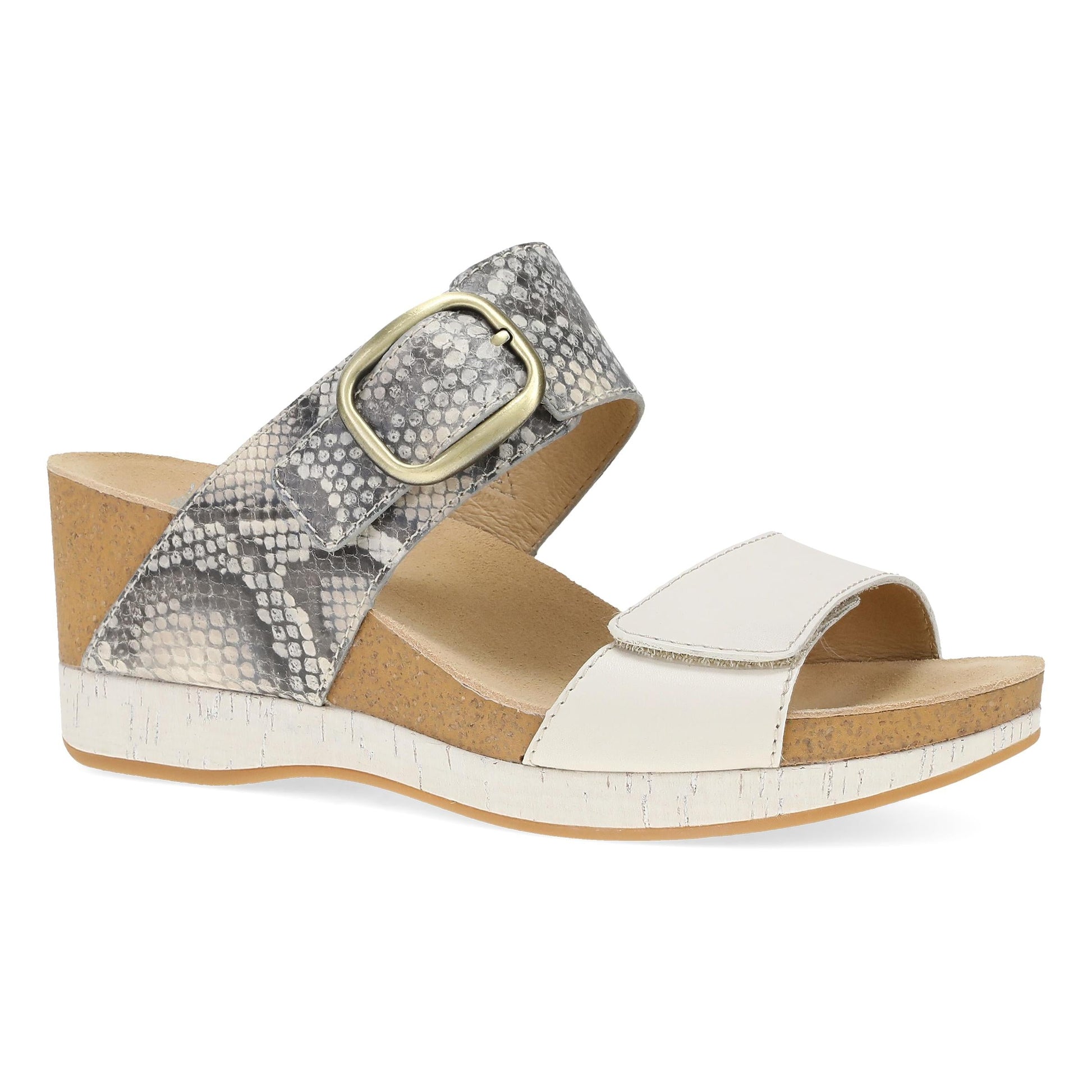Dansko Shannon Snake/Ivory Leather