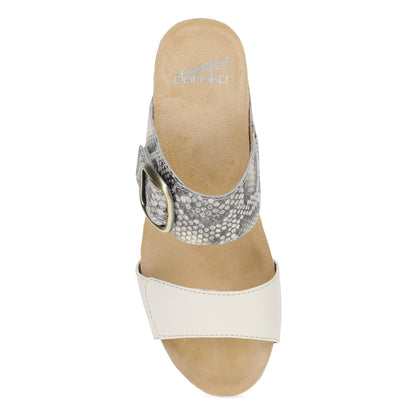 Dansko Shannon Snake/Ivory Leather
