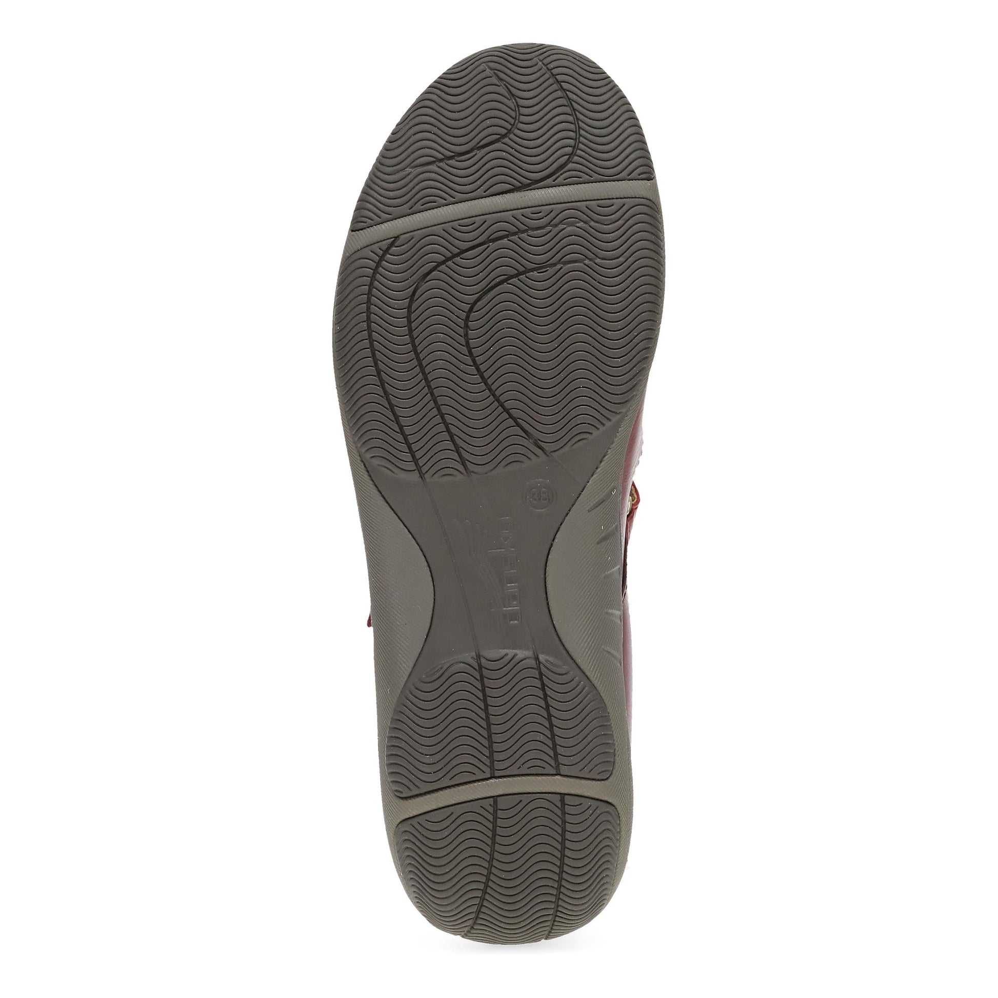 Dansko Stacy Wide Red Waxy Burnished