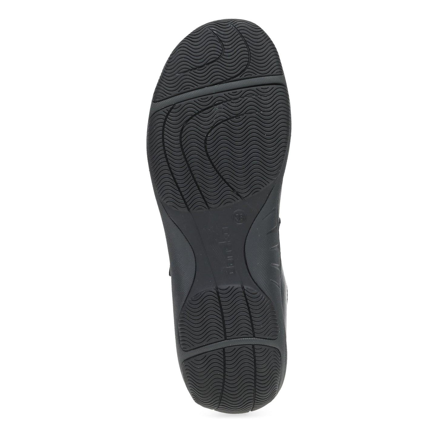 Dansko Stacy Wide Black Waxy Burnished