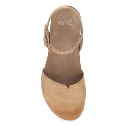 Dansko Rowan Wide Honey Distressed