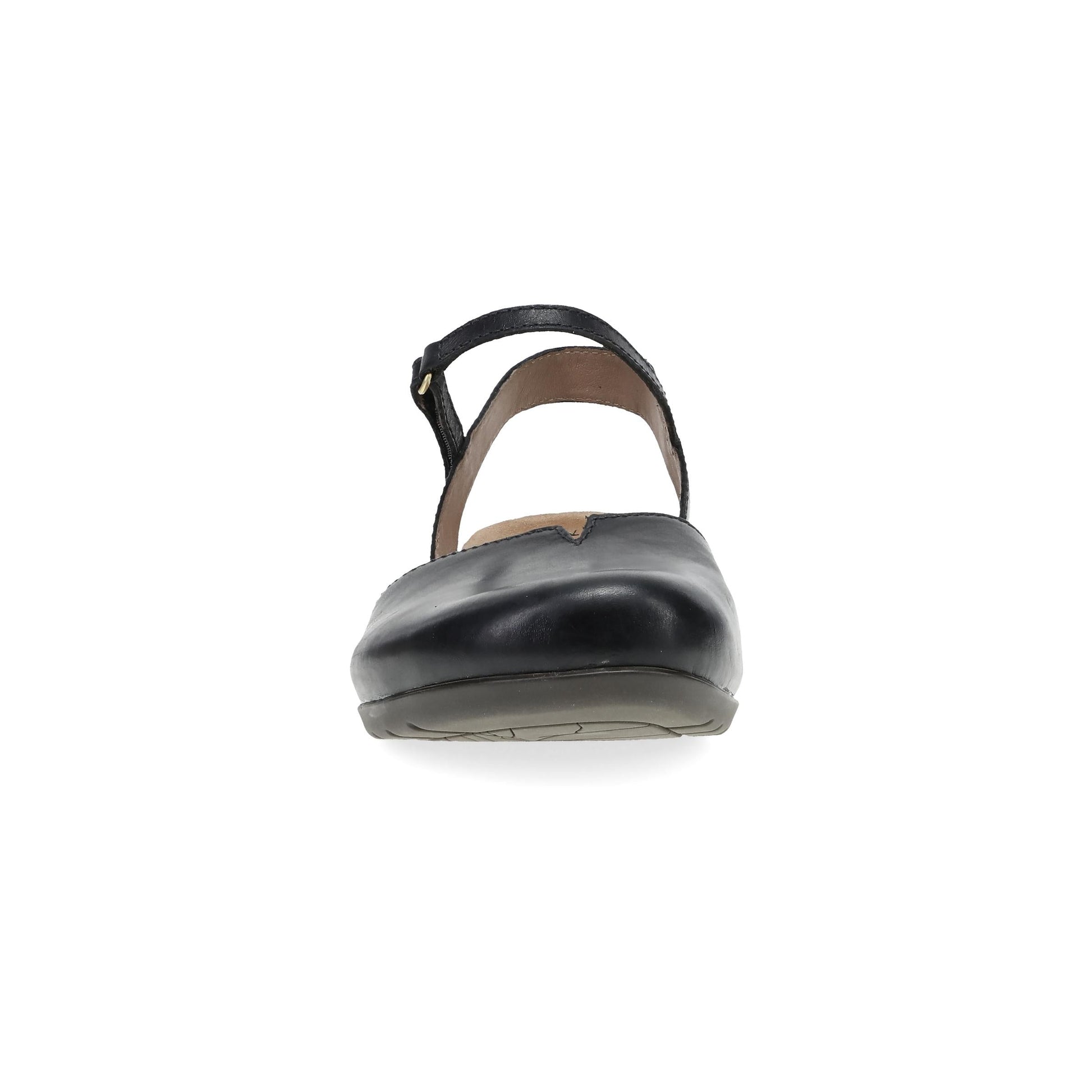 Dansko Rowan Wide Black Waxy Burnished