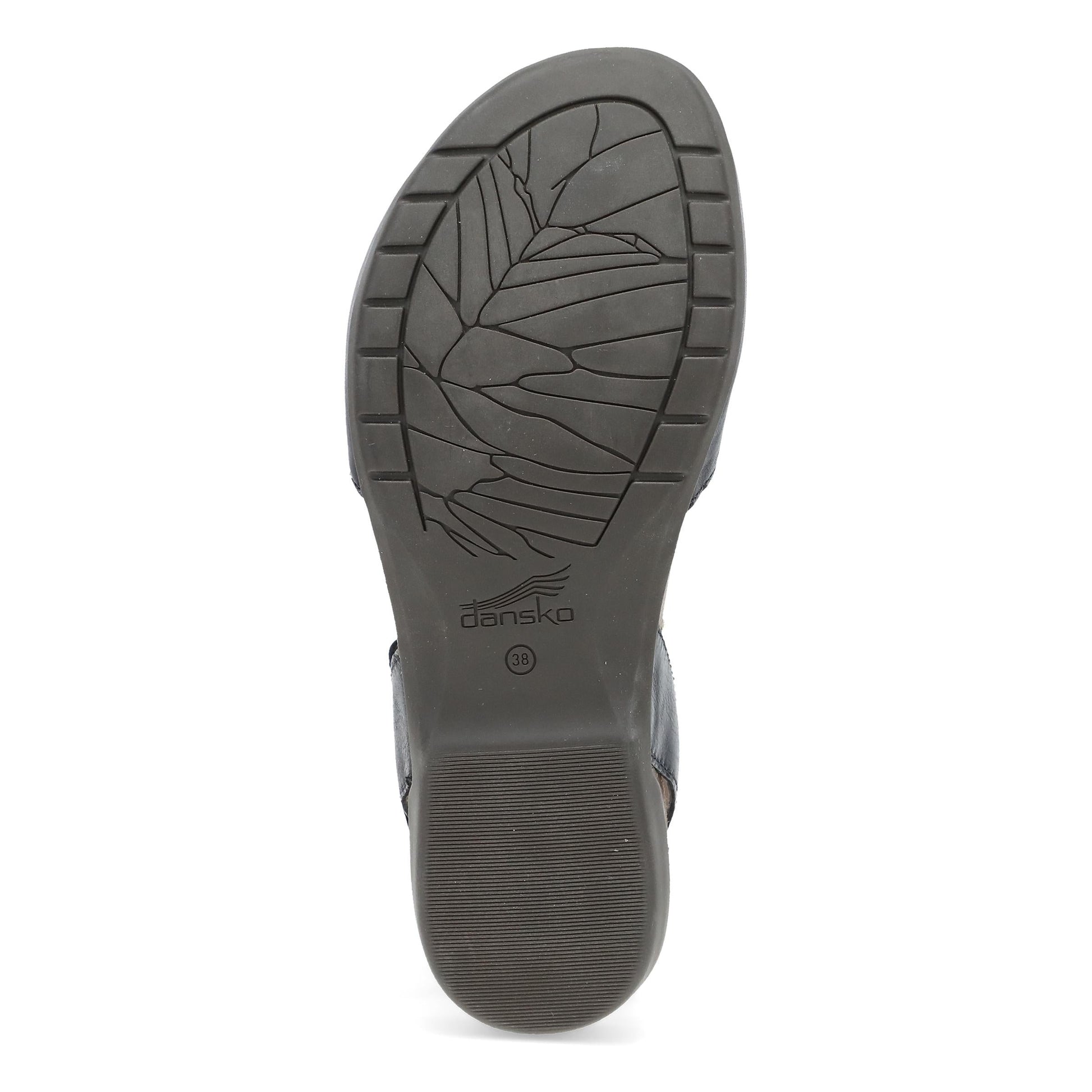 Dansko Rowan Wide Black Waxy Burnished