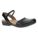 Black Waxy Burnished Mary Jane