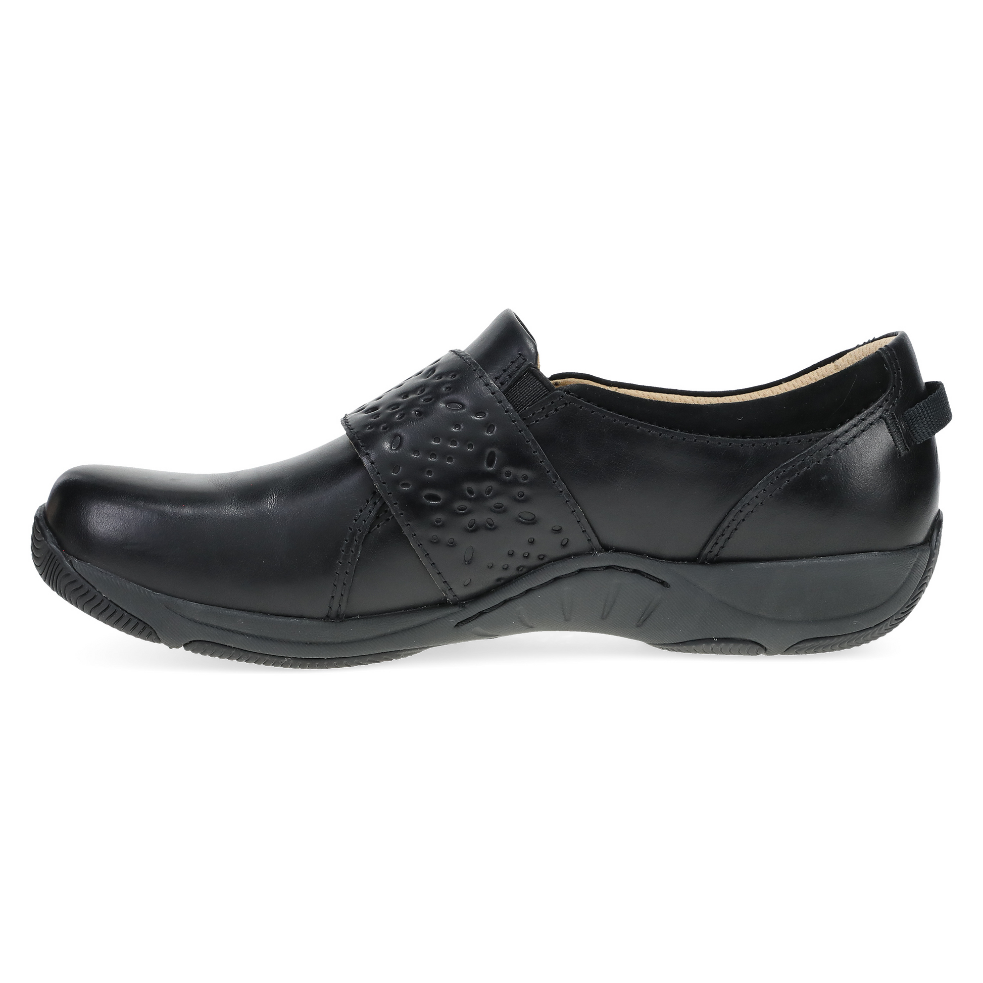 Dansko Sallie Black Waxy Burnished