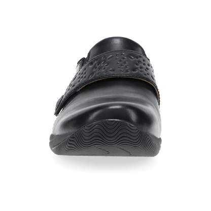 Dansko Sallie Black Waxy Burnished