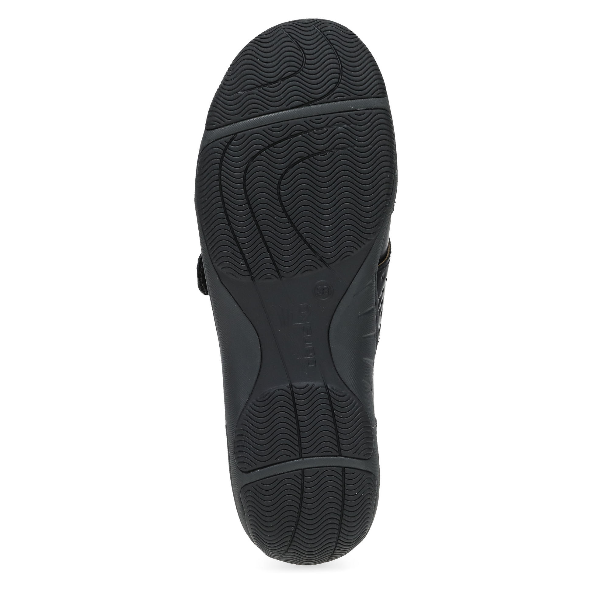 Dansko Sallie Black Waxy Burnished