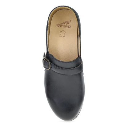 Dansko Margaret Black Burnished Calf