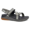 Black Multi Webbing Sandal