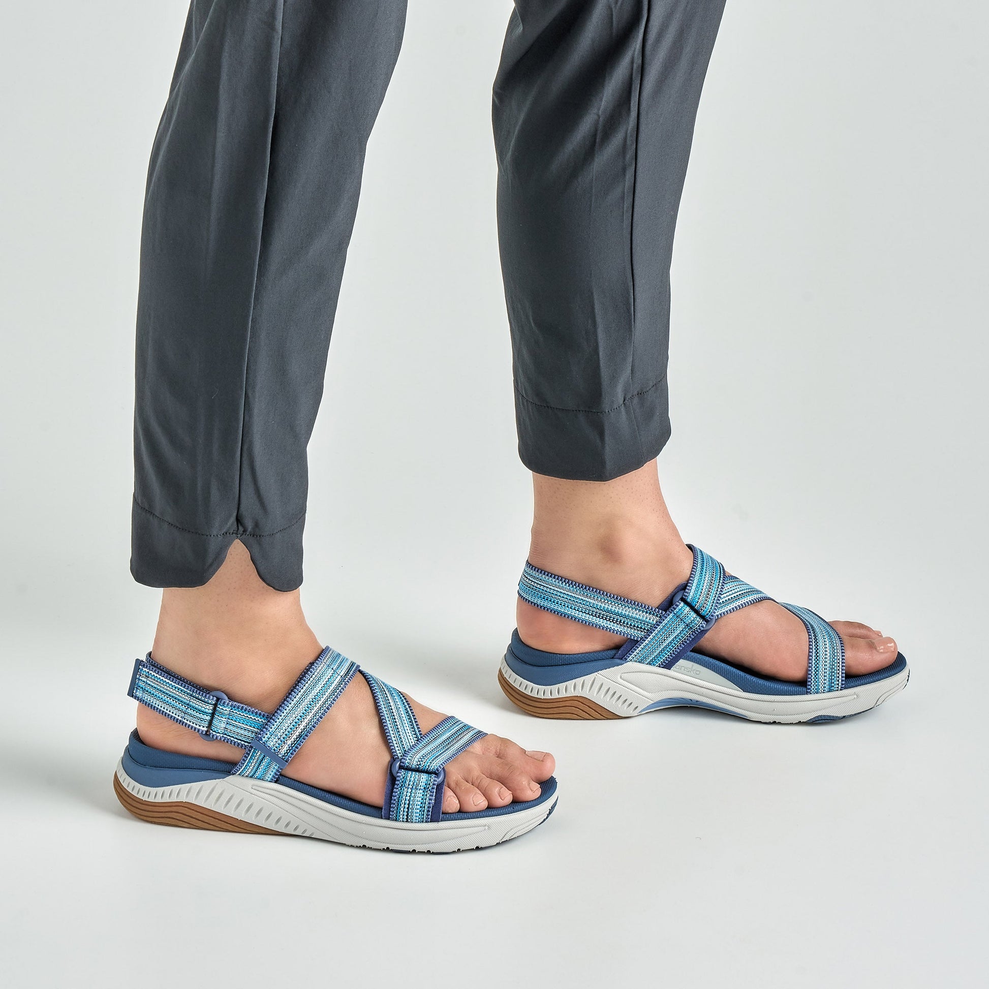 Dansko Rayna Blue Multi Webbing