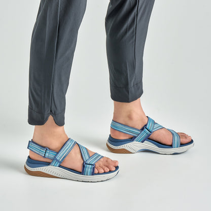 Dansko Rayna Blue Multi Webbing