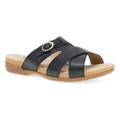Black Leather Sandal,36