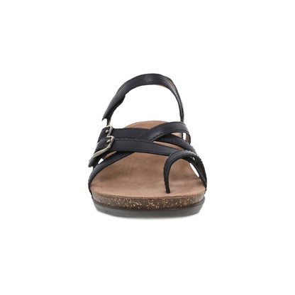 Dansko Roslyn Black Waxy Burnished