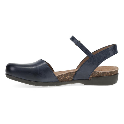 Dansko Rowan Navy Waxy Burnished