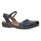 Navy Waxy Burnished Mary Jane