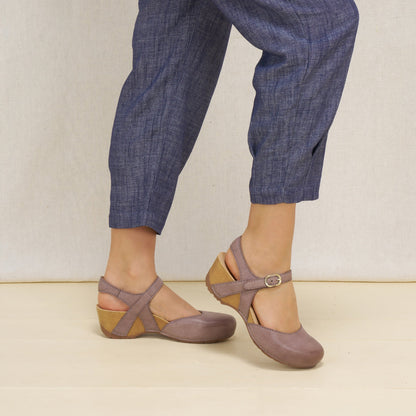 Dansko Tiffani Dusty Lilac Leather