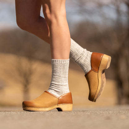 Dansko Brenna Tan Burnished Suede
