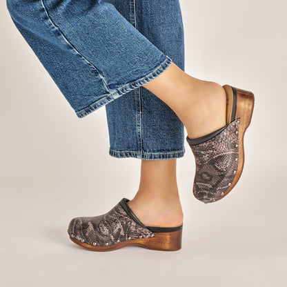 Dansko Andie Grey Snake
