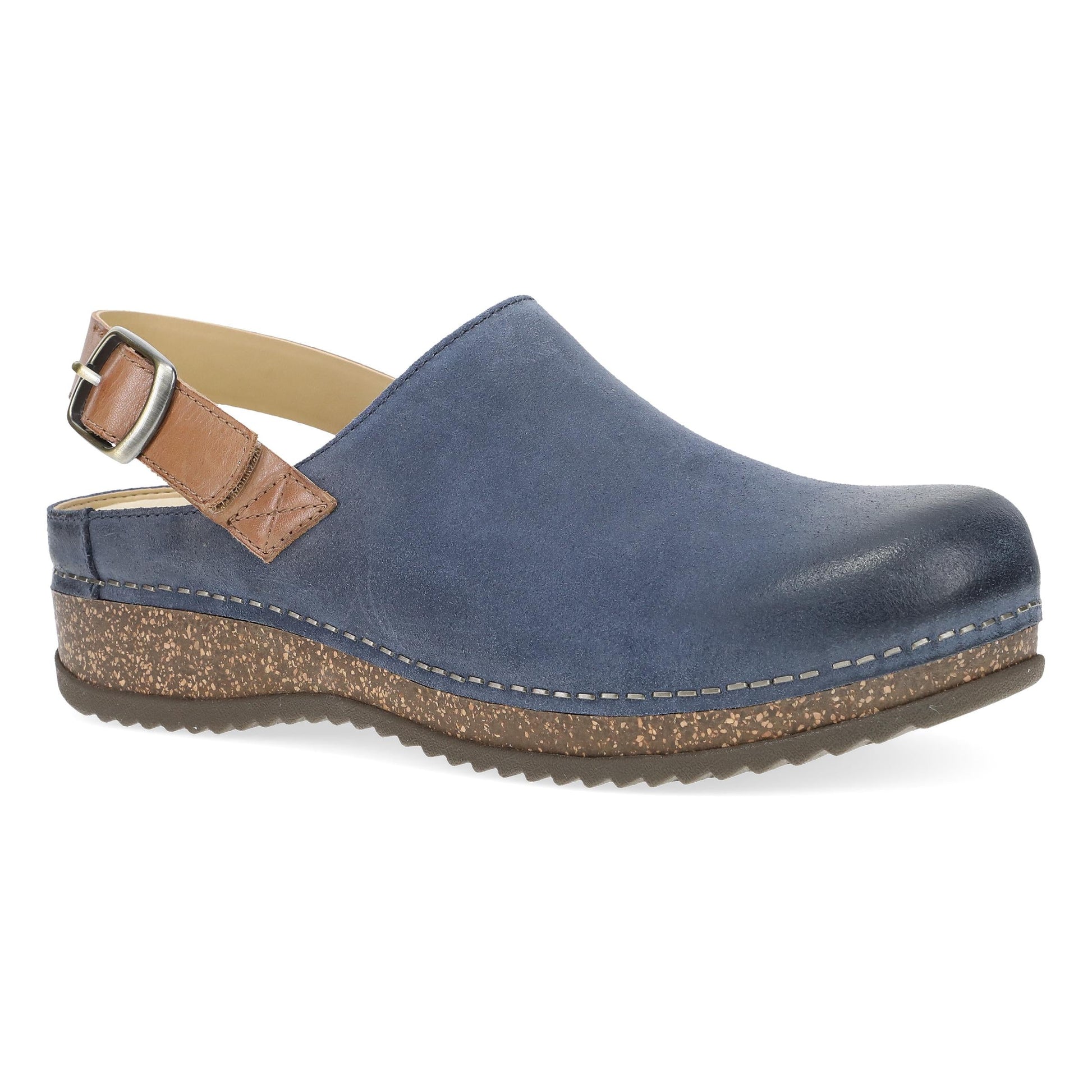 Dansko Merrin Blue Burnished Suede
