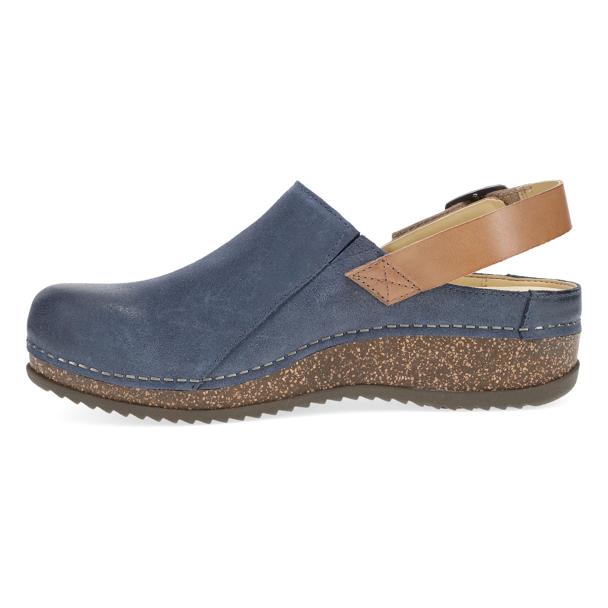 Dansko Merrin Blue Burnished Suede