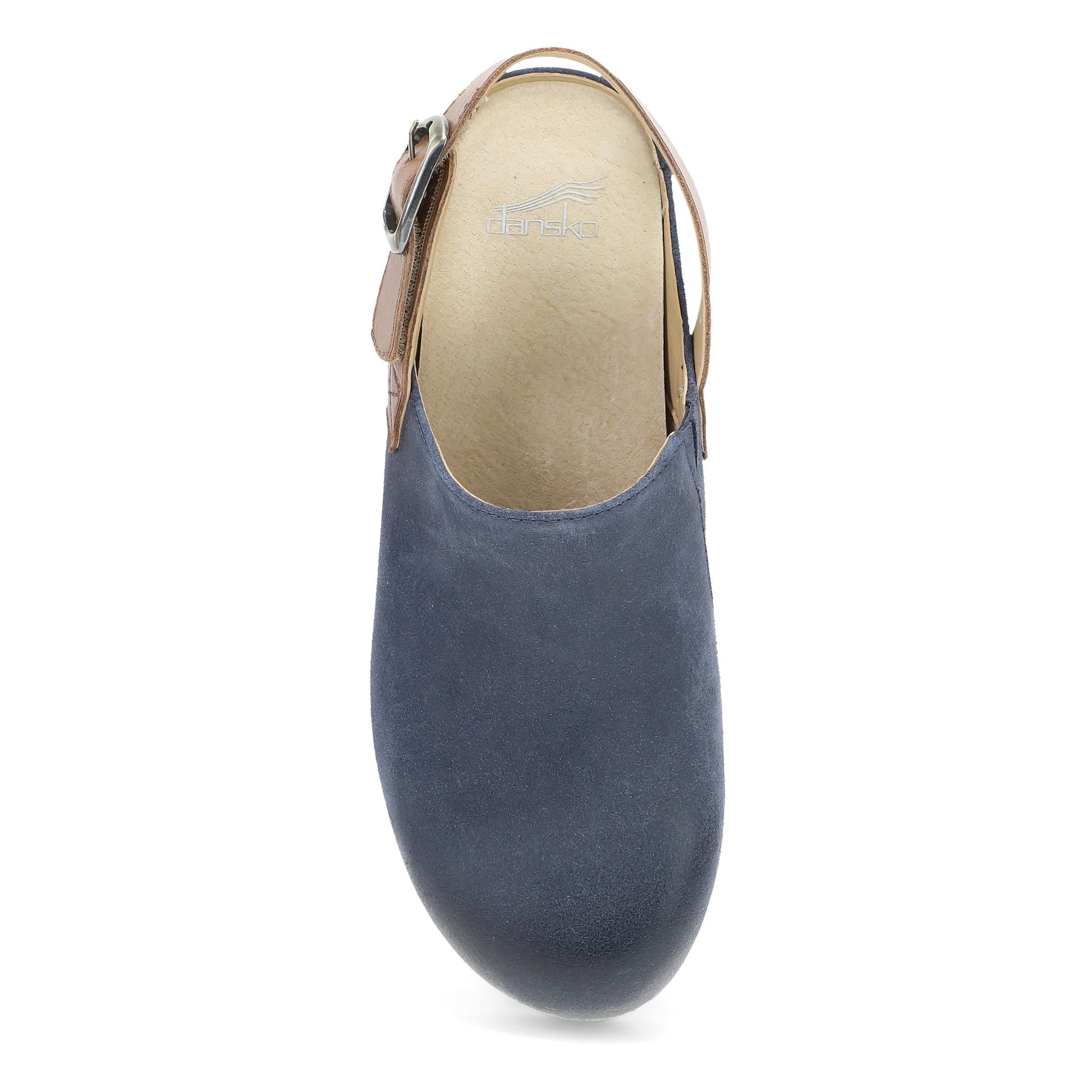 Dansko Merrin Blue Burnished Suede