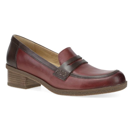 Dansko Danica Plum/Chocolate Waterproof Burnished