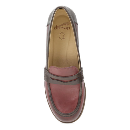 Dansko Danica Plum/Chocolate Waterproof Burnished