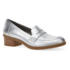 Silver Metallic Loafer