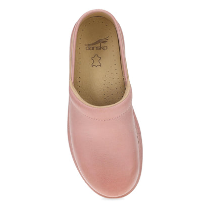 Dansko Platform Pro Coral Leather