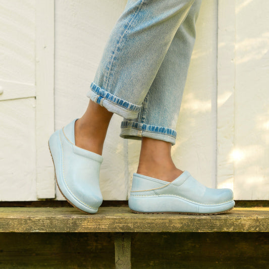 Dansko Platform Pro Sky Leather